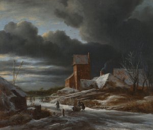 Kış Manzarası Kış manzarası by Jacob van Ruisdael