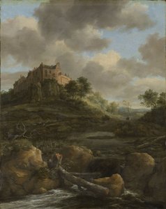 Bentheim Kalesi, 1650-82 by Jacob van Ruisdael