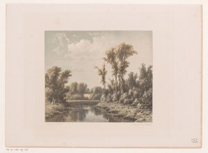 Nehir ile manzara by Jacob Jan van der Maaten