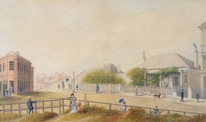 Oxford Caddesi, Sidney, 1847 by Jacob Janssen
