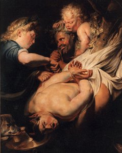 Apollon Yüzen Marsyas, yaklaşık 1625. by Jacob Jordaens