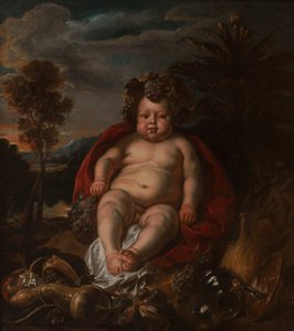 Bacchus çocukken by Jacob Jordaens