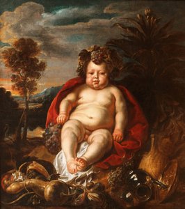 Bacchus çocukken by Jacob Jordaens