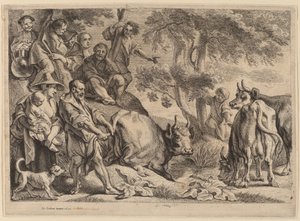 Herkül Sığırını Soyan Cacus by Jacob Jordaens