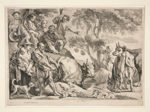 Herkül Sığırını Soyan Cacus by Jacob Jordaens