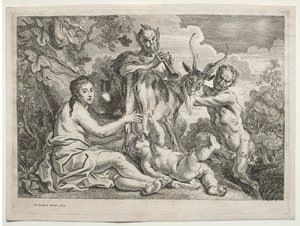 Jüpiter Keçi Almathea ile Besleniyor by Jacob Jordaens