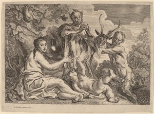 Jüpiter Keçi Amalthea ile Besleniyor by Jacob Jordaens