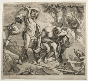 Merkür Öldüren Argus, 1652. by Jacob Jordaens