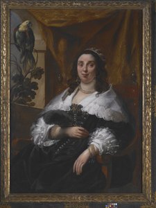 Bir Kadının Portresi (tuval üzerine yağlıboya) by Jacob Jordaens
