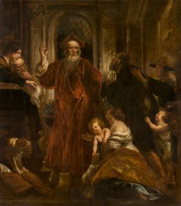 Bretanyalı Aziz Ivo (yağlıboya) by Jacob Jordaens