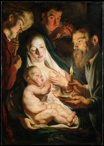 Çobanlarla Kutsal Aile, 1616 by Jacob Jordaens