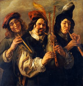 Üç Müzisyen by Jacob Jordaens