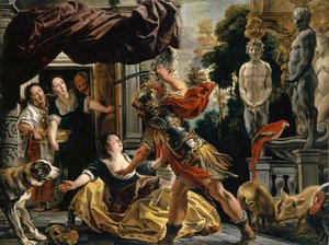 Ulysses ve Circe, yaklaşık 1630-1634.