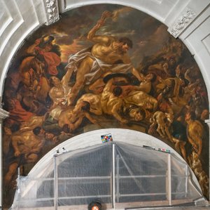 Şimşon Filistlileri yendi by Jacob Jordaens the elder