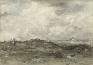 kumul manzarası by Jacob Maris