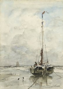 Sahilde balıkçının pembesi by Jacob Maris