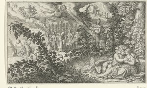 sevgili olarak Bacchus ve Ariadne by Jacob Matham