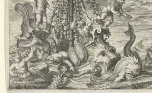 Bacchus, kendisini kaçıranları yunuslara dönüştürüyor