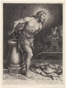 bela direğinde İsa by Jacob Matham