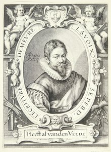 Jan van de Velde den ældre by Jacob Matham