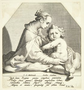 çocukla Meryem Ana by Jacob Matham