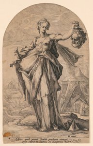 Judith, "Eski Ahit Kahramanları" dizisinden by Jacob Matham