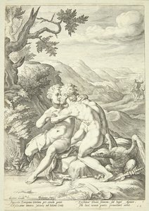 Jüpiter ve Avrupa by Jacob Matham