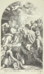 kralların ibadeti by Jacob Matham