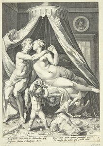 Mars ve Venüs by Jacob Matham