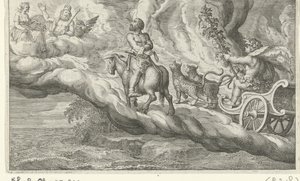 Terugkeer van Vulcan Bacchus ile tanıştı by Jacob Matham
