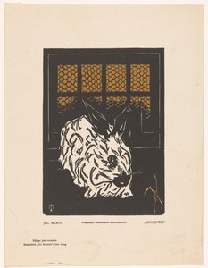 kafeste tavşan Tavşan (nesne üzerindeki başlık) by Jacob  Mooij