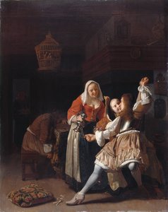 Kucaklayan Şövalye, 1660-65 dolayları (panel üzeri yağlı boya)
