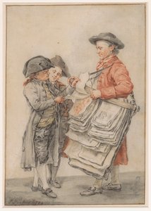 De prentverkoper by Jacob Perkois (signed by artist)