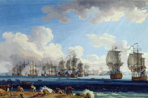 The Battle of Chesma on the 5th July 1770 