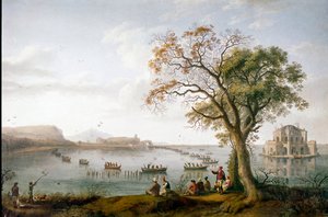 Napoli, İtalya yakınlarındaki Fusaro Gölü