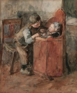 Kardeşçe Aşk (kağıt üzerinde wc) by Jacob Simon Kever