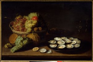 Natürmort, istiridye ve meyve. Jacob Fopsen Van Es