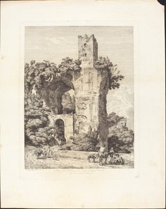 Arco della Toretta veya Claudia suyunun bir parçası, Tivoli yakınlarındaki Arci