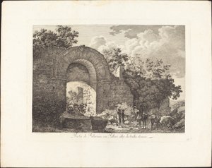 Porta di Falerium, şimdi Fallari, yıkılmış bir Etrüsk şehri