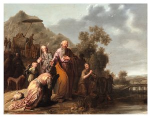 Hadım Vaftizi, c.1632 (panelde yağlı boya) by Jacob Willemsz de (c.1630 after 1675) Wet
