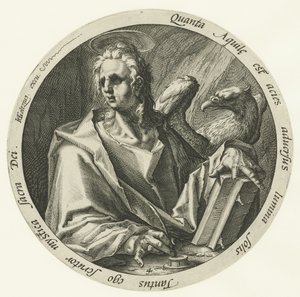 Evangelist John The Four Evangelists (dizi adı) by Jacob de Gheyn (II) (attributed to)
