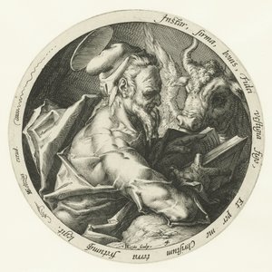 Evangelist Luke The Four Evangelists (dizi adı) by Jacob de Gheyn (II)