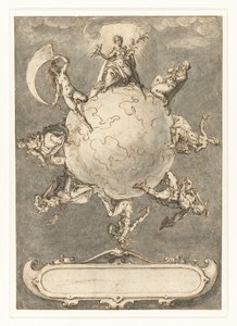 Omnium rerum vicissitudo est. serisindeki son baskı için tasarım by Jacob de Gheyn (II)
