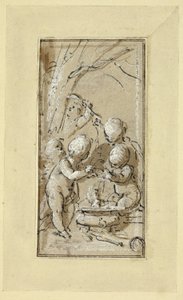 Kış Alegorisi by Jacob de Wit