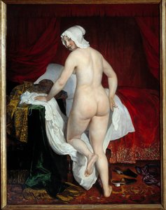 Yatarak genç bir kadın, Jacob van Loo (1614-1670) 1650 Sun