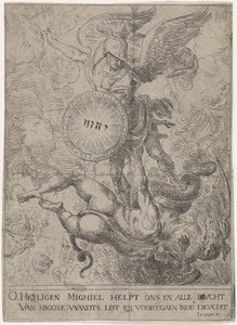 Aziz Michael cennetin kapılarını koruyor by Jacob van Oost (I)