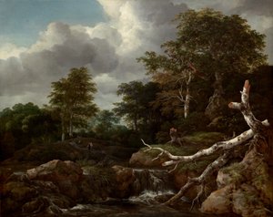 Orman Manzarası, c. 1655. by Jacob van Ruisdael