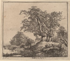 Üç Meşe by Jacob van Ruisdael