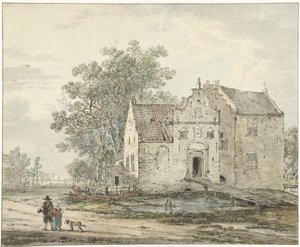Betuwe'deki IJzendoorn Kalesi by Jacob van Strij