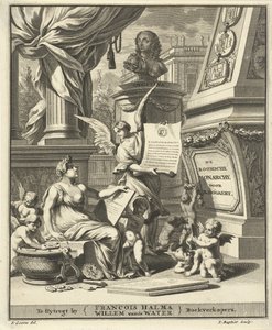 Batı ve Doğu İmparatorları sikkelerinde gösterilen A. Bogaert, Roma Monarşisi için başlık sayfası, Utrecht 1697 by Jacobus Baptist